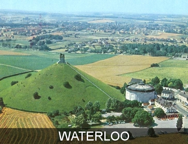 Waterloo de heuvel met leeuw