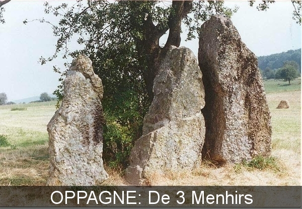 Weris (Oppagne) de 3 menhirs