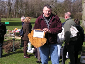 Protest omdat er lindebomen afgezaagd werden door de milieuvereni