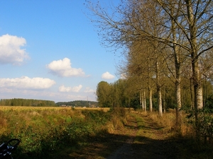 Testelt in de verte