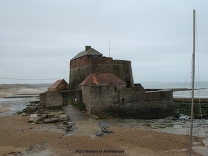 Fort Vauban op het strand in Ambleteuse
