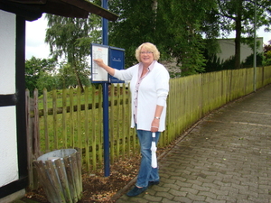 Vriendin bij de Bus Duitsland 2009