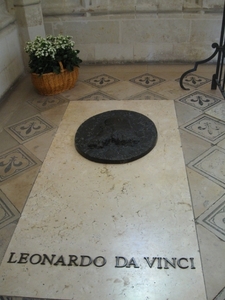 Graftombe van Leonado da Vinci.