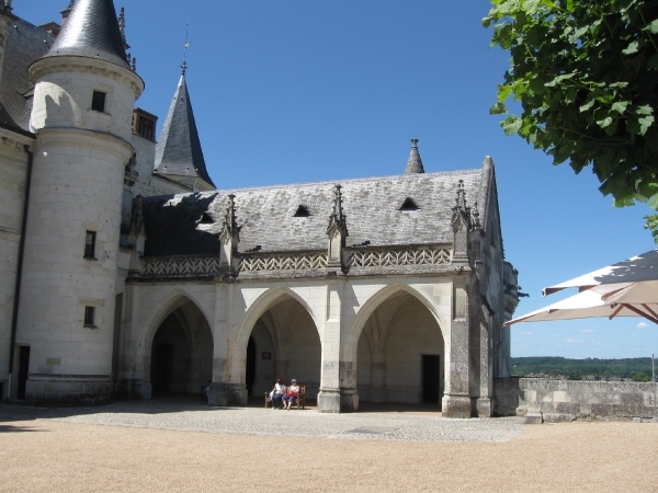 Uitgang van het kasteel.