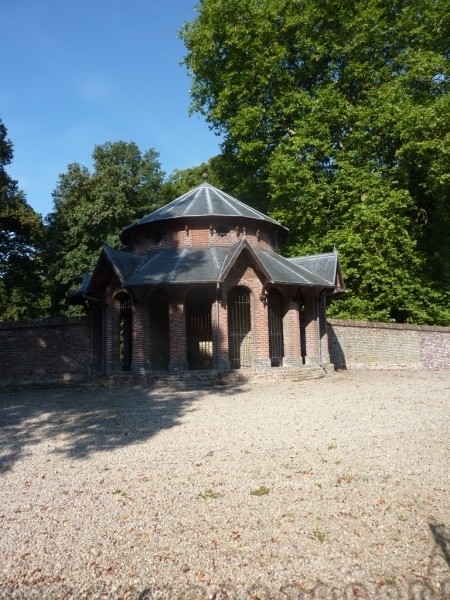 hondenkennel van het kasteel Poeke