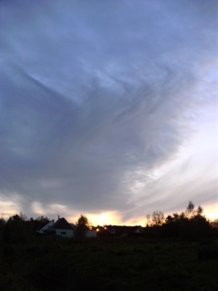 chevronlucht boven Bissegem