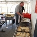 De Meester aan het werk ! Schnitzel in eigen zweet ;-)