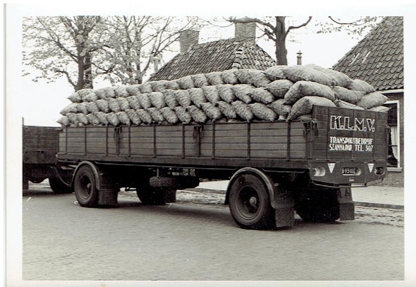 Aardappelen geladen