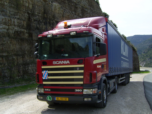 Op de A75 ten zuiden van Millau