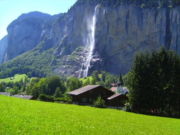 Lauterbrunnen Staubbach Wasserfalle