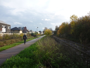 EEKLO.LANGS DE OUDE SPOORLIJN