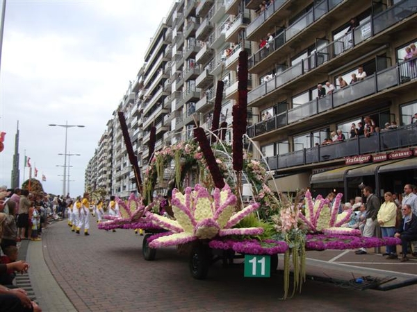 Praalwagen: de waterlelies van Monet...