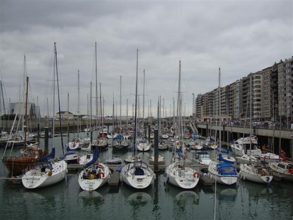 Zicht op de haven...
