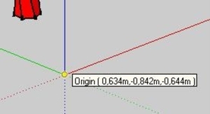 Origin wandered off 0,0,0
