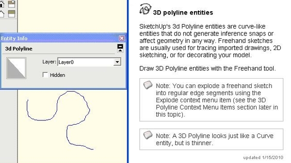3D Polyline entity