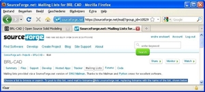 Logged in for mailing-lists