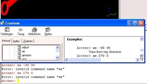 Archer documenting invalid command ae