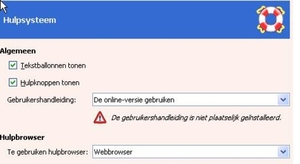 actual help-settings
