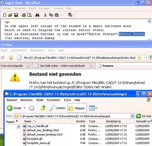 Missing links in MGED manual