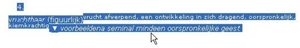 mindeen-spaties vergeten