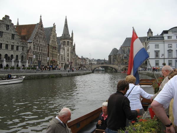 Een trip met de boot op de Leie