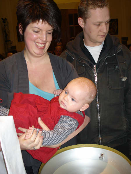 Schoondochter, Zoon, Dochter, Doop