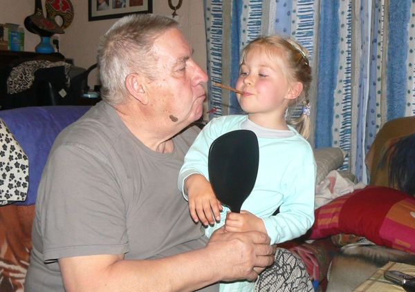 Leo, Bompa, Kleindochter, Laura