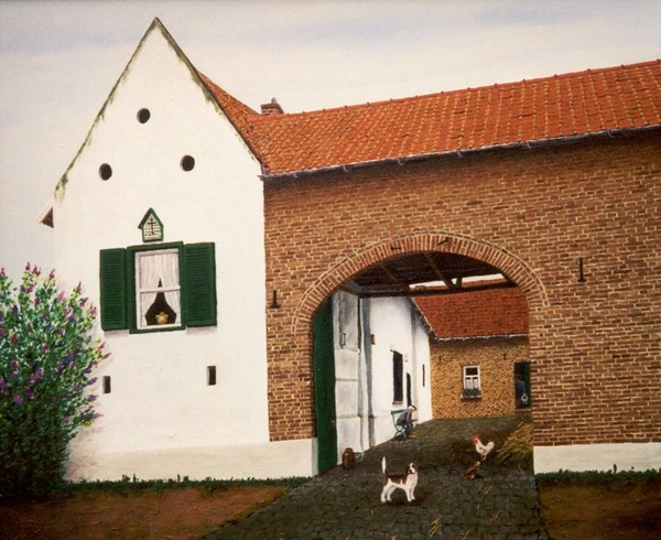 boerderij; Hoeselt; Sumkes; binnenkoer