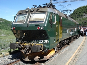 Instappen in Myrdal op 863,6  m hoogte