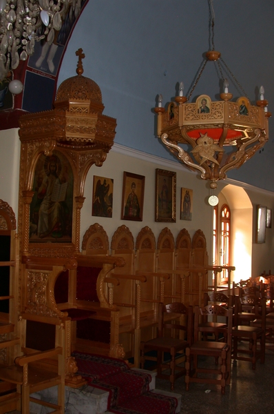 Panormo : fraai interieur van het kerkje