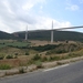 De brug van Millau 270 m boven de Tarn