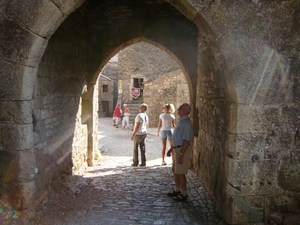 Ingangspoort van La Couvertoirde ,Tempeliers stad