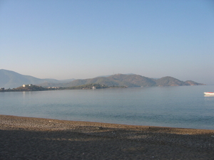 De baai van Fethiye, Turkije