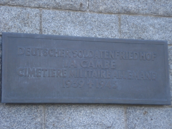 La Cambe    Duits War-Cemetery