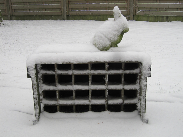 decoratie in onze tuin