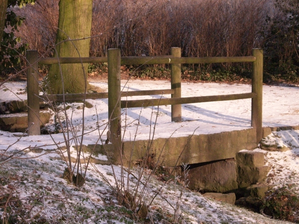 aan vijver Pittem brugje