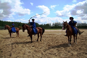 Paardenshow op de poesta