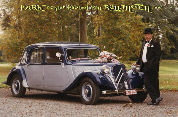 Trouwen in een mooie Oldtimer   Traction Avant 1952