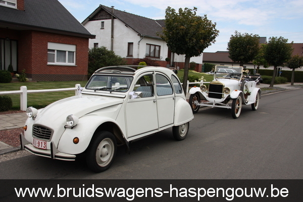 CITROEN 2 PK + FORD T bruidswagens haspengouw