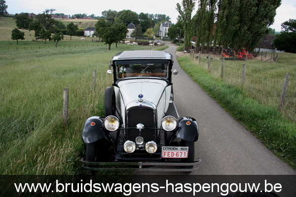 Bruidswagens verhuur BORGLOON TONGEREN