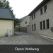 Open veldweg vanaf kerkplein
