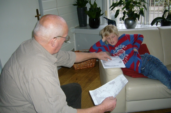 Aardrijkskunde leren met Opa.