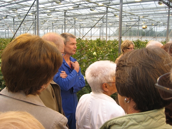 Bedrijvenbezoek Rozenkweker Claus-De Vondelmolen 01 10 09 009