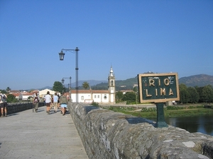 Via de Ponte medieval over de rio Lima