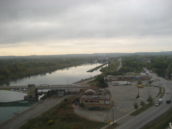 Onderweg naar de Niagara watervallen.