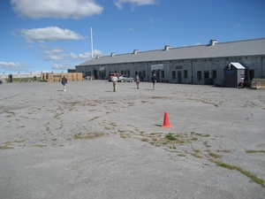 Het oefenplein.