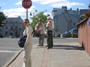 Rondlopen in Kingston.