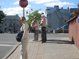 Rondlopen in Kingston.