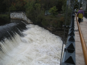 De aanzet naar de diepe waterval