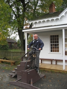 Een fietsvelo, gelukkig gestabiliseerd.